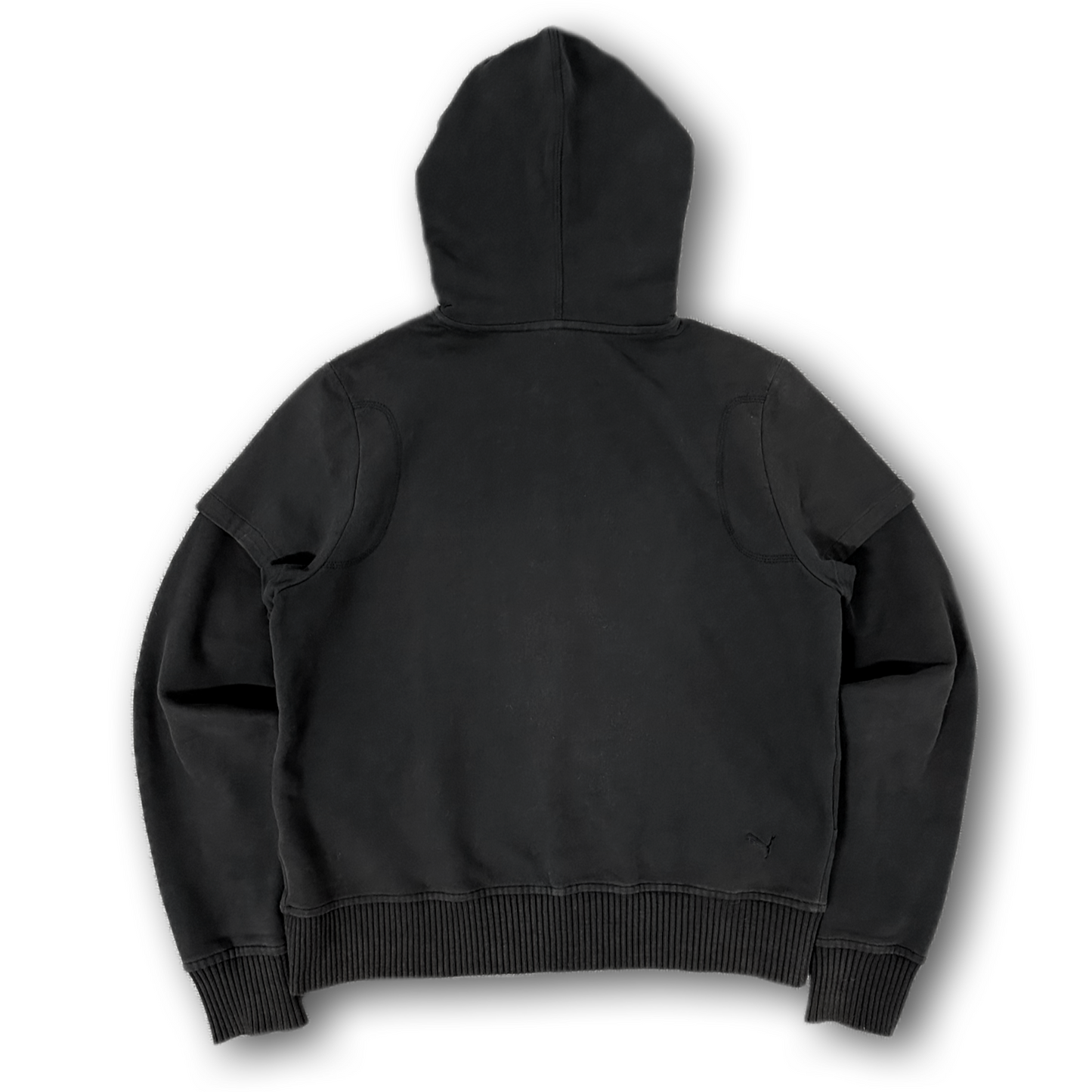 "96 HOURS" neil barrett for PUMA Technical Center Zip Layered Hoodie